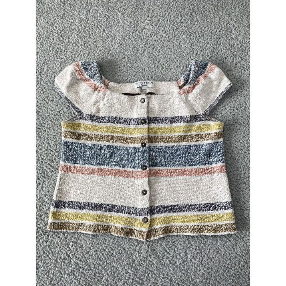 Madewell Multicolor Striped Blouse
